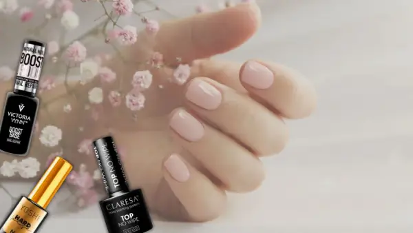 Manicure hybrydowy bez koloru: baza i top wystarczą?